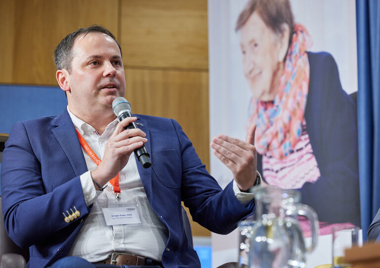 Gregor Kopa in der Diskussion