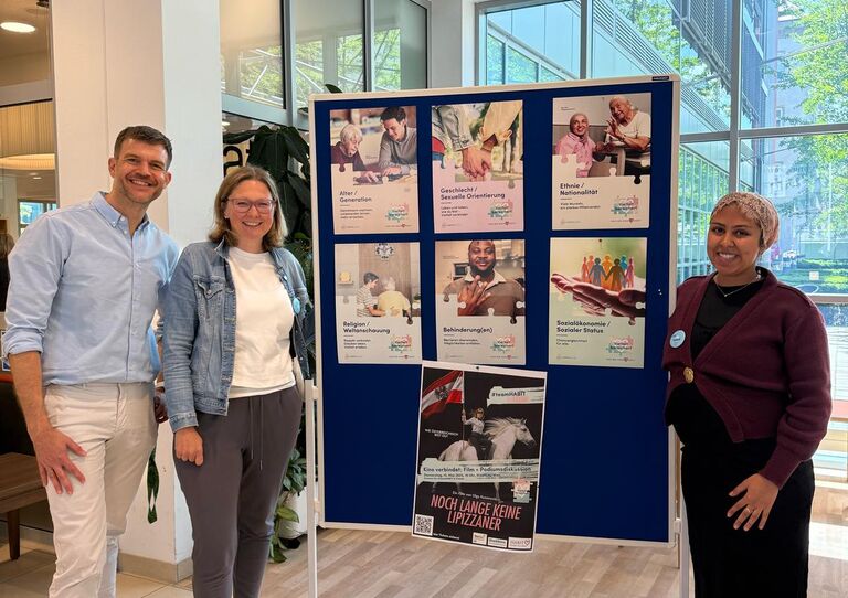 Im Mai wurden zum ersten Mal die Diversity Days im HB Pflegekrankenhaus Seeböckgasse veranstaltet, um sich über Themen wie Vielfalt und Inklusion informieren zu können
