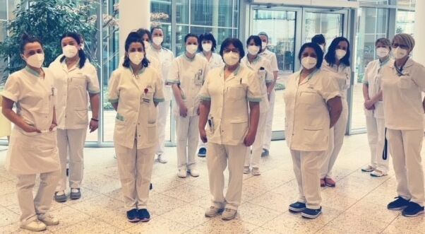 Das Reinigungsteam im HB Tokiostraße