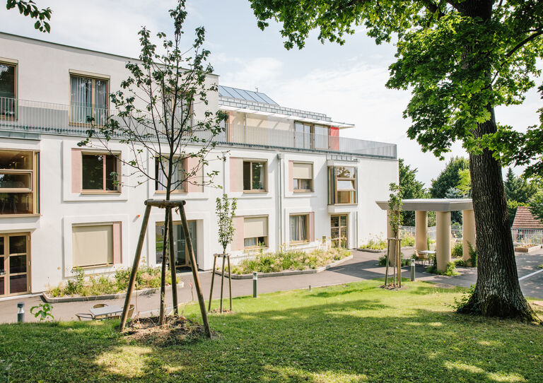 Die Pflegeeinrichtung von außen.