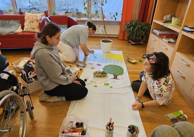 Kunstprojekt im Stephansheim in Horn