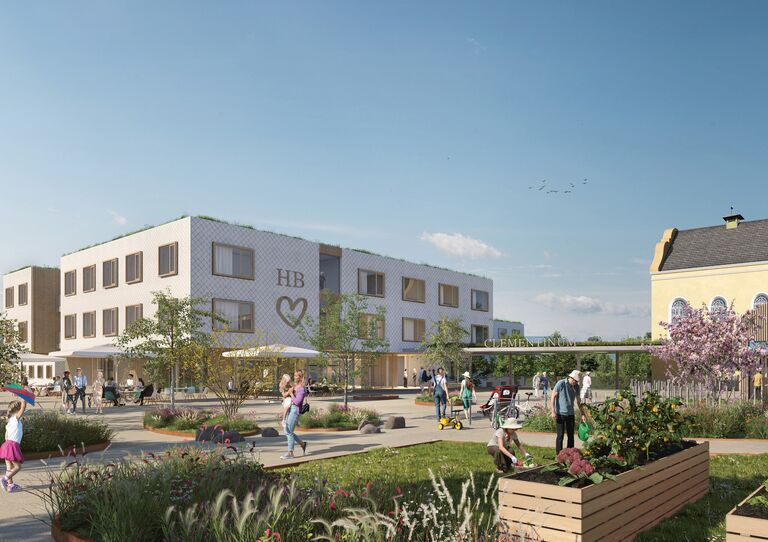 Schaubild Clementinum von vorne