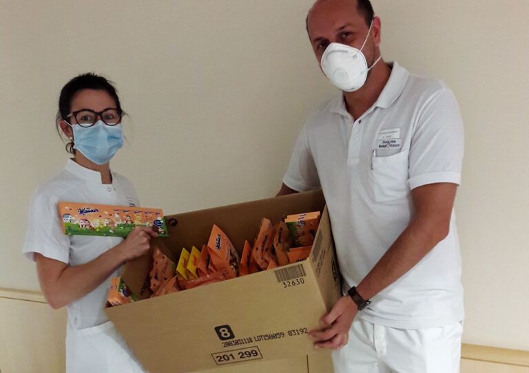 So eine süße Spende - Manner mag man eben!