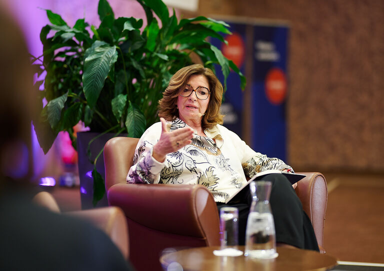 Andrea Kapounek, Geschäftsführerin der Pflegeeinrichtungen Wien und Mitglied der fachlichen Leitung des Forums, gestaltete die beiden Veranstaltungstage maßgeblich m