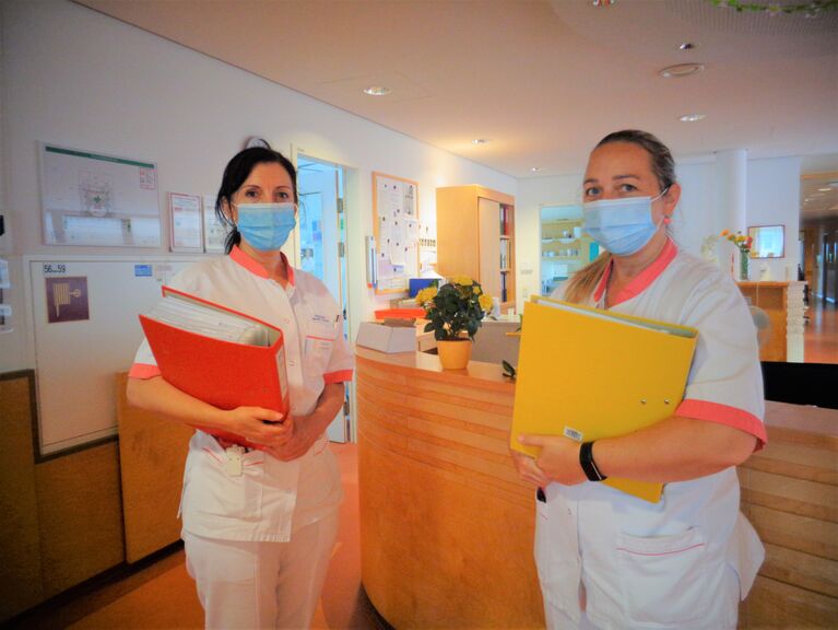 Die beiden Stationsleiterinnen