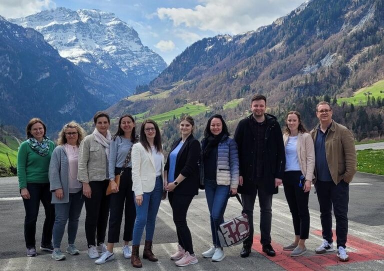 Hospitationsbesuch Liechtenstein Valens - Gruppenfoto