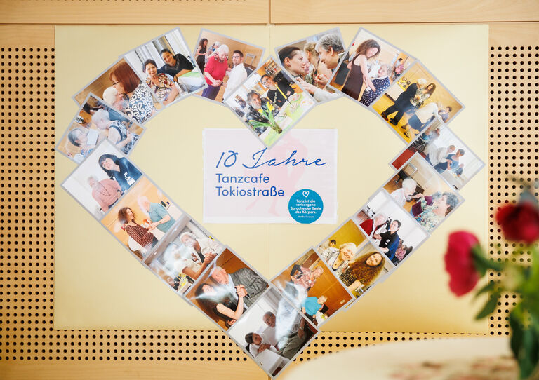 Das Tanzcafé im Pflegekrankenhaus Tokiostraße existiert seit bereits zehn Jahren Das Tanzcafé im Pflegekrankenhaus Tokiostraße existiert seit bereits zehn Jahren