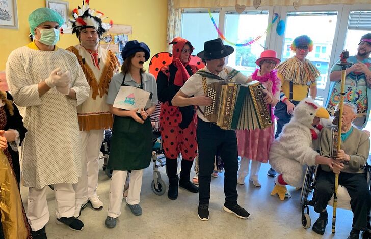 Faschingstreiben im HB