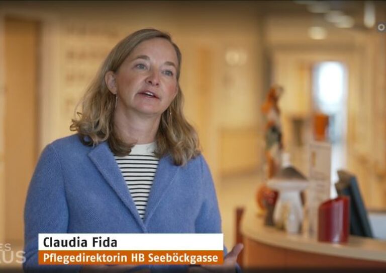 Die Pflegedirektorin der Seeböckgasse, Claudia Fida, im Interview