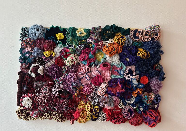 Eins der drei im Pflegekrankenhaus Tokiostraße gezauberten Kunstwerke Eins der drei im Pflegekrankenhaus Tokiostraße gezauberten Kunstwerke