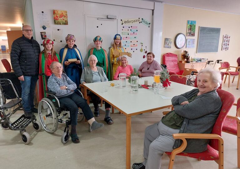 Sternsinger im Haus der Barmherzigkeit