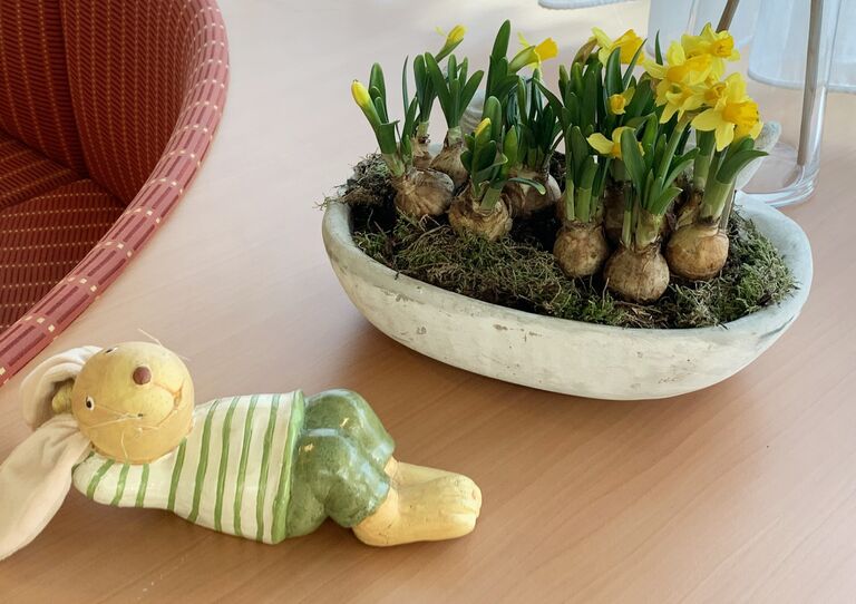 Osterschmuck im Stadtheim