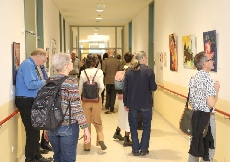 Hauseigene Vernissage unseres Bewohners Ludwig Guttmann