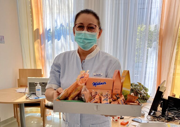 So eine süße Spende - Manner mag man eben!