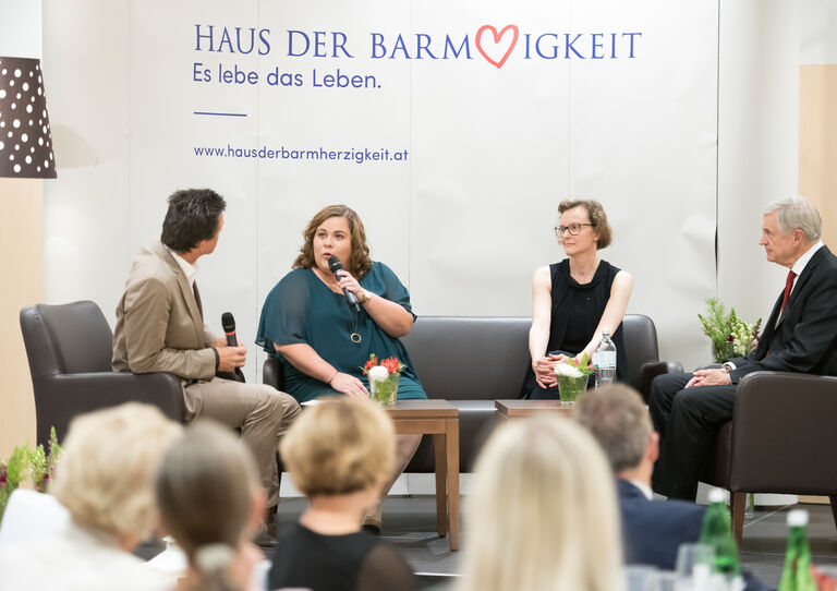 Das Podiumsgespräch.