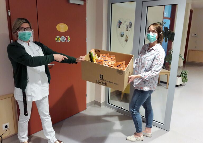 So eine süße Spende - Manner mag man eben!