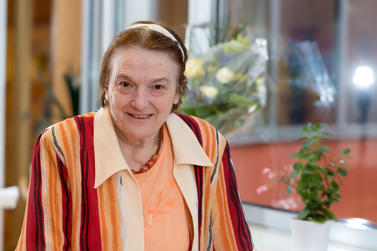 Bewohnerin Christine