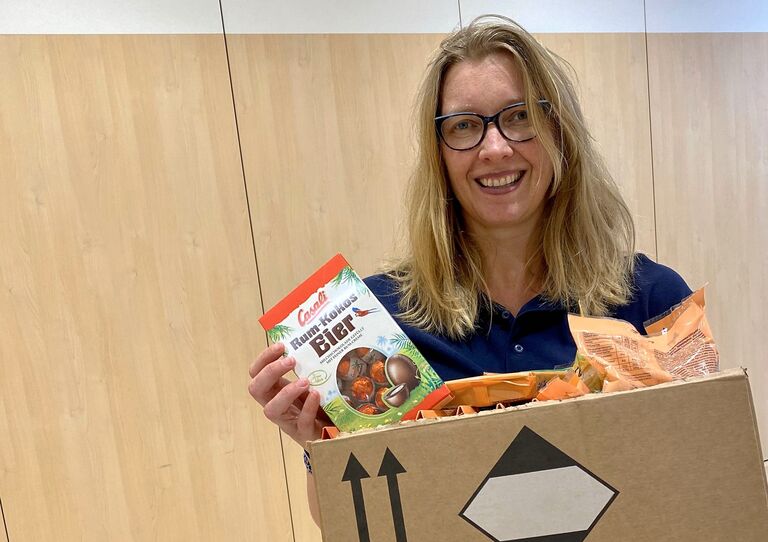 So eine süße Spende - Manner mag man eben!