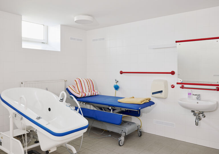 Pflegebad der HABIT WG Oswaldgasse