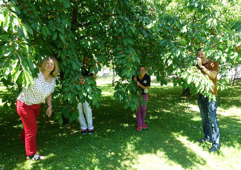 Pause im Park des HB Tokiostraße