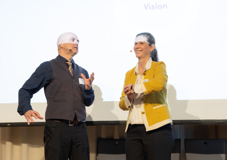 Helmut Schuster und Barbara Willensdorfer von Improvista Helmut Schuster und Barbara Willensdorfer von Improvista