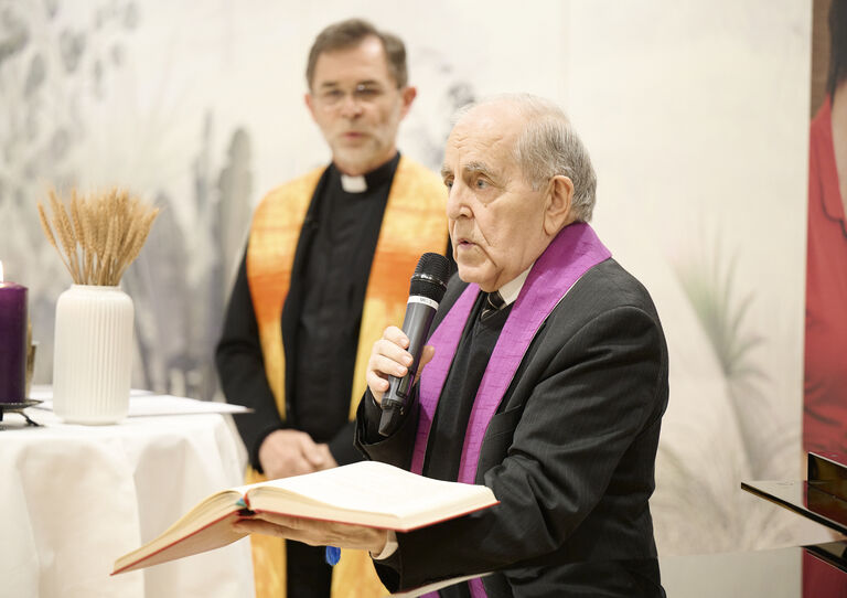 Pater Michael Lidy (HB Seeböckgasse) bei der Eröffnung von Hospiz Camillus am 10.12.2025 Pater Michael Lidy (HB Seeböckgasse) bei der Eröffnung von Hospiz Camillus am 10.12.2025