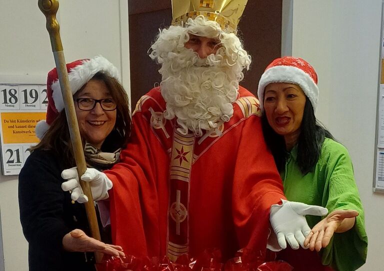 Auch in Wien gab es Besuch vom Nikolaus