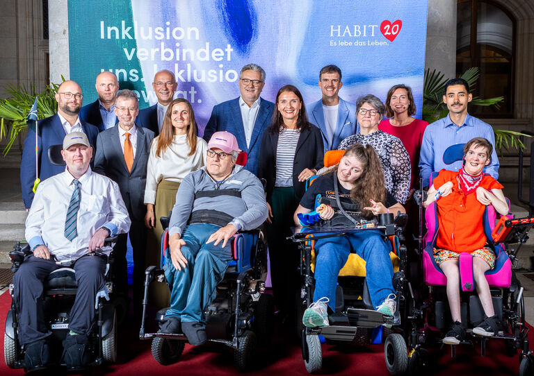 HABIT – Haus der Barmherzigkeit Inklusionsteam feierte am 9. September im Wiener Rathaus sein 20-jähriges Jubiläum