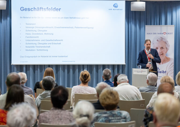 Harald Stockinger Vortrag - Publikumsaufnahme