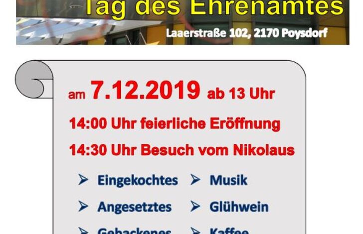 Programm des Weihnachtsbastelmarktes.