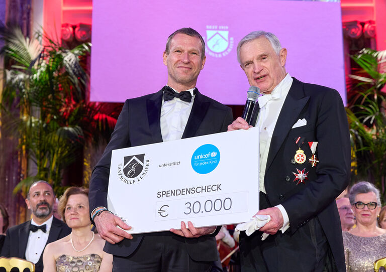 Unicef Spendenübergabe