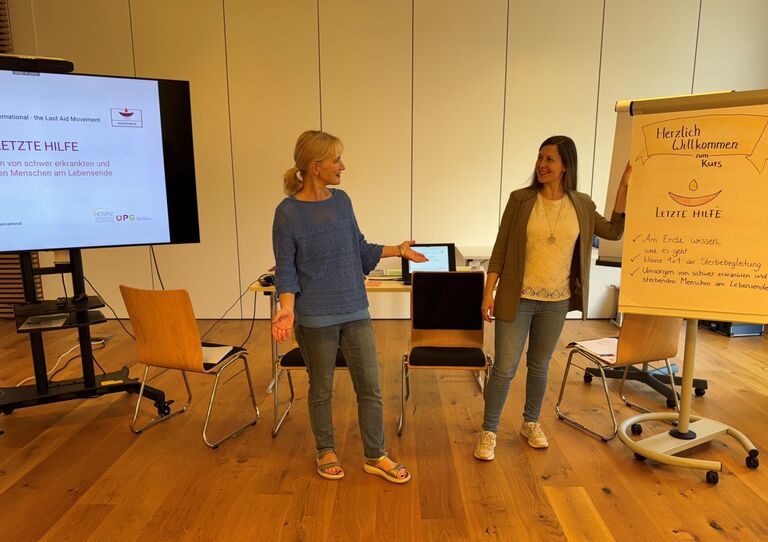 "Letzte Hilfe"-Kurs für Angehörige "Letzte Hilfe"-Kurs für Angehörige