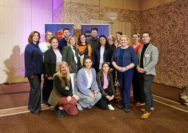 Mitarbeitende des Haus der Barmherzigkeit beim Pflege-Management Forum 2026 in Wien