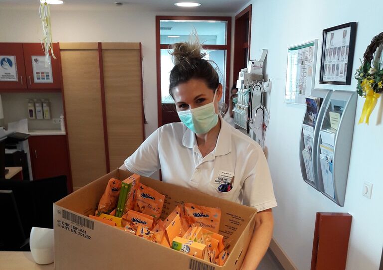 So eine süße Spende - Manner mag man eben!