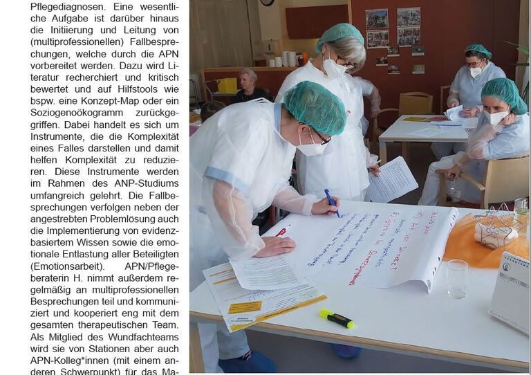 Ausschnitt aus dem genannten Artikel in "Pflege Aktuell"