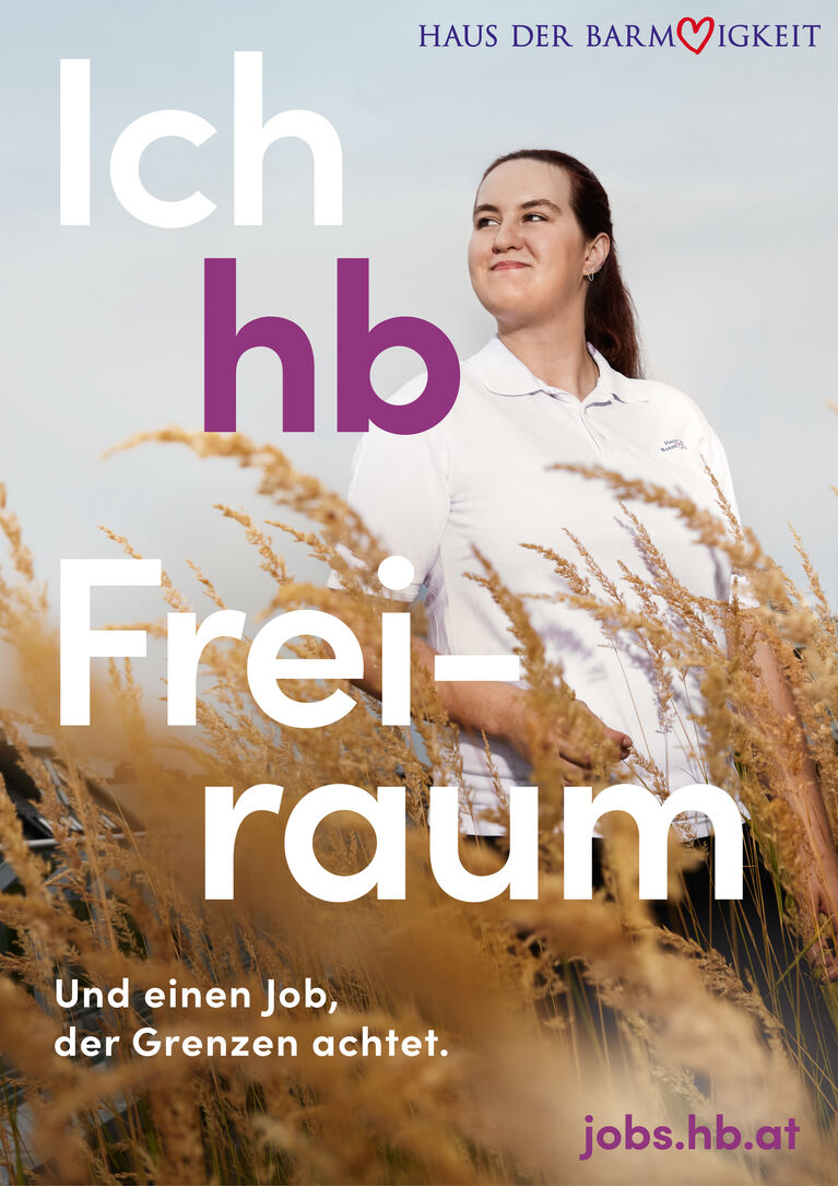 Plakat-Sujet "Ich hb Freiraum"