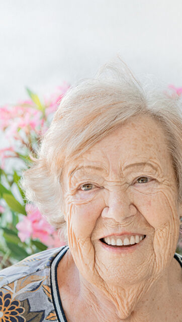 Der Schlüssel zur Erinnerung. Bewohnerin Helene