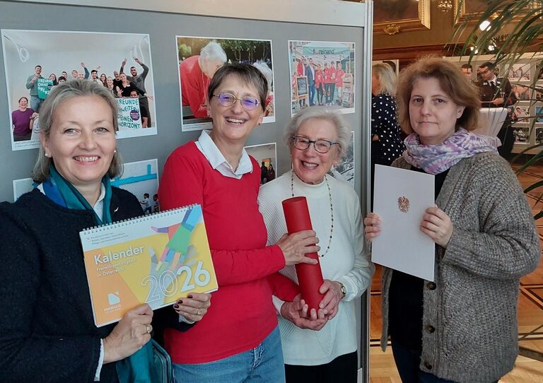 vlnr: Agnes Ziegler-Auly, Sylvia S., Hermine O. und Anna Maria Reiter vlnr: Agnes Ziegler-Auly, Sylvia S., Hermine O. und Anna Maria Reiter