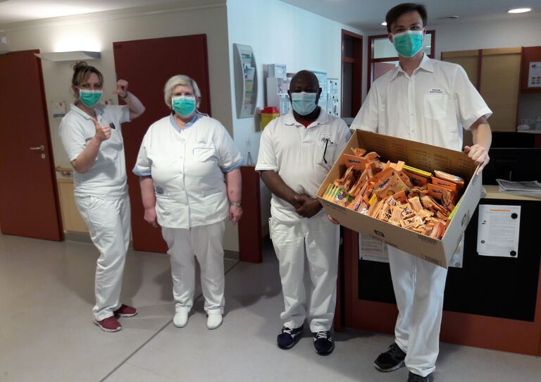 So eine süße Spende - Manner mag man eben!