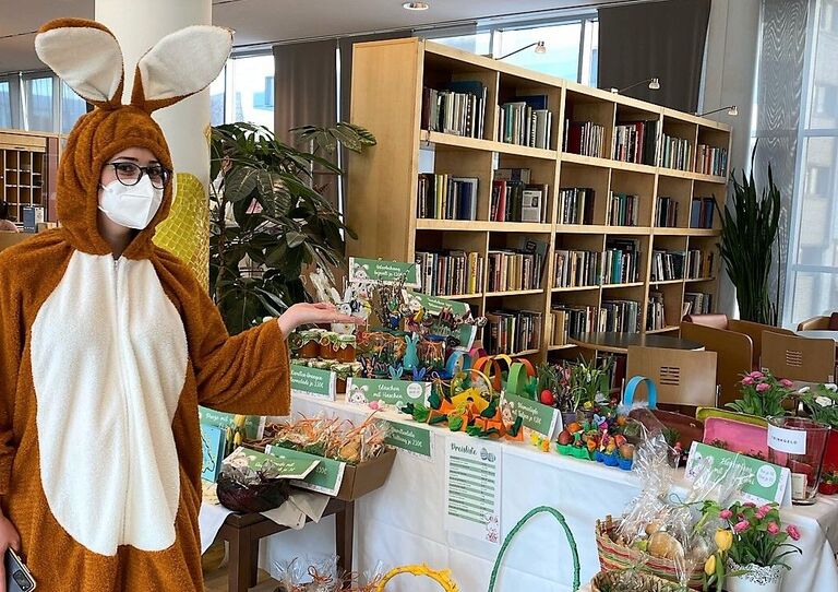 Osterstimmung im Haus der Barmherzigkeit.
