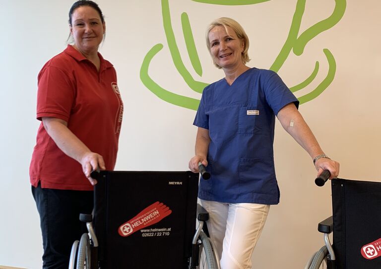 Rollstuhlspende Helnwein