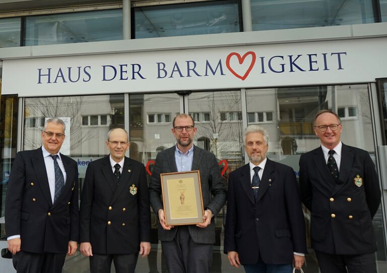 Ehrenamtliche Arbeit der Großballei des Ordens vom Heiligen Lazarus von Jerusalem im HB Tokiostraße
