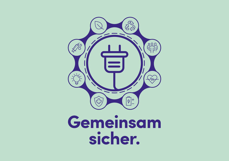 Gemeinsam sicher Sujet