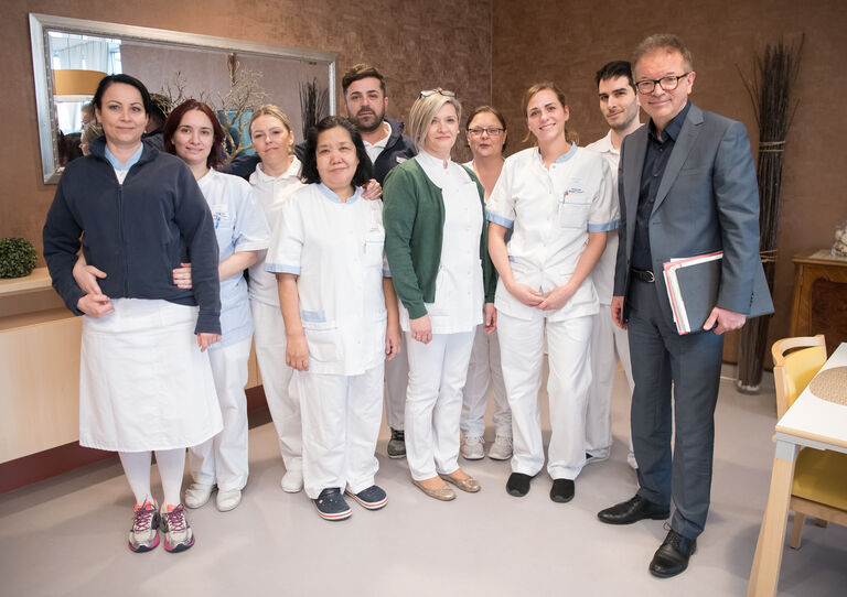 Bundesminister Rudolf Anschober zu Besuch im HB