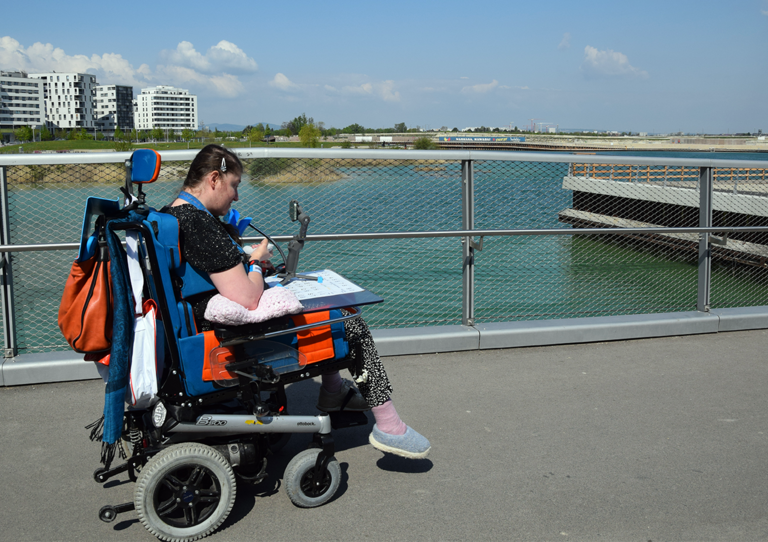 Außenaufnahme am Wasser GV Ilse Bruck Straße