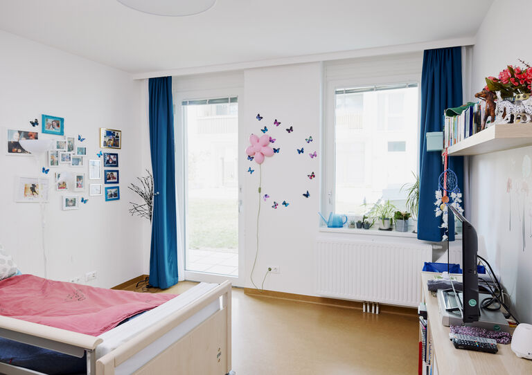 Innenaufnahme vom Zimmer GV Triester Straße.