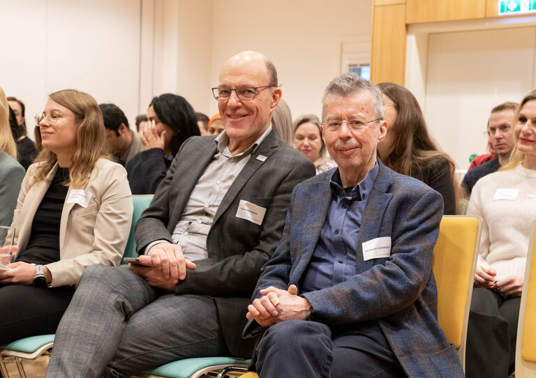 HB Institutsdirektor Christoph Gisinger und Geschäftsführer der GGZ Gerd Hartinger