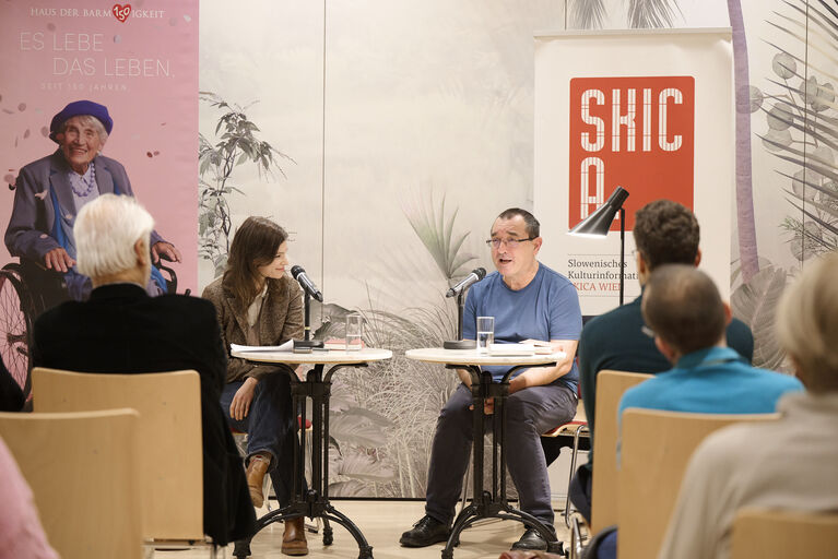 Buchpräsentation der Neuübersetzung von Ivan Cankar „Das Haus der Barmherzigkeit“ mit Bachmann-Preisträgerin Ana Marwan im Nachfolgebau des historischen Schauplatzes