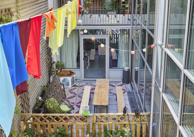 Innenhof des GV Verbundes