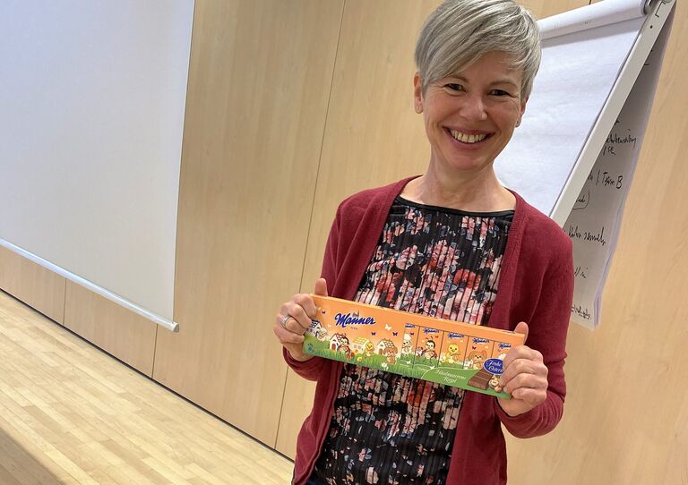 So eine süße Spende - Manner mag man eben!